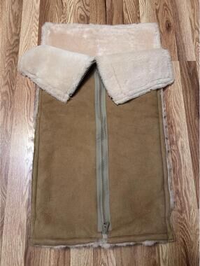 French Creek Sheep & Wool 100% Shearling Leather Baby Bunting Footmuff Pram Sack